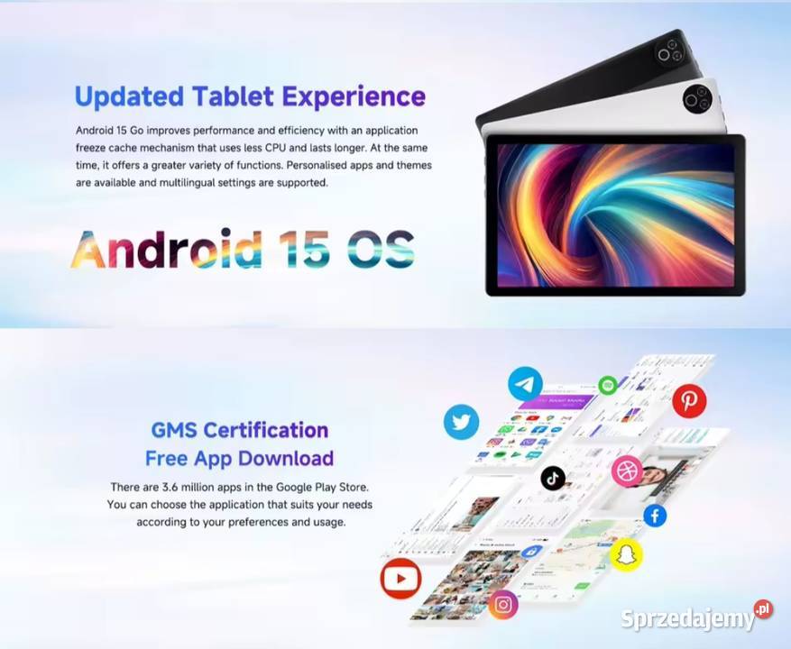 Tablet 10 Android 15 IPS Chrzanów