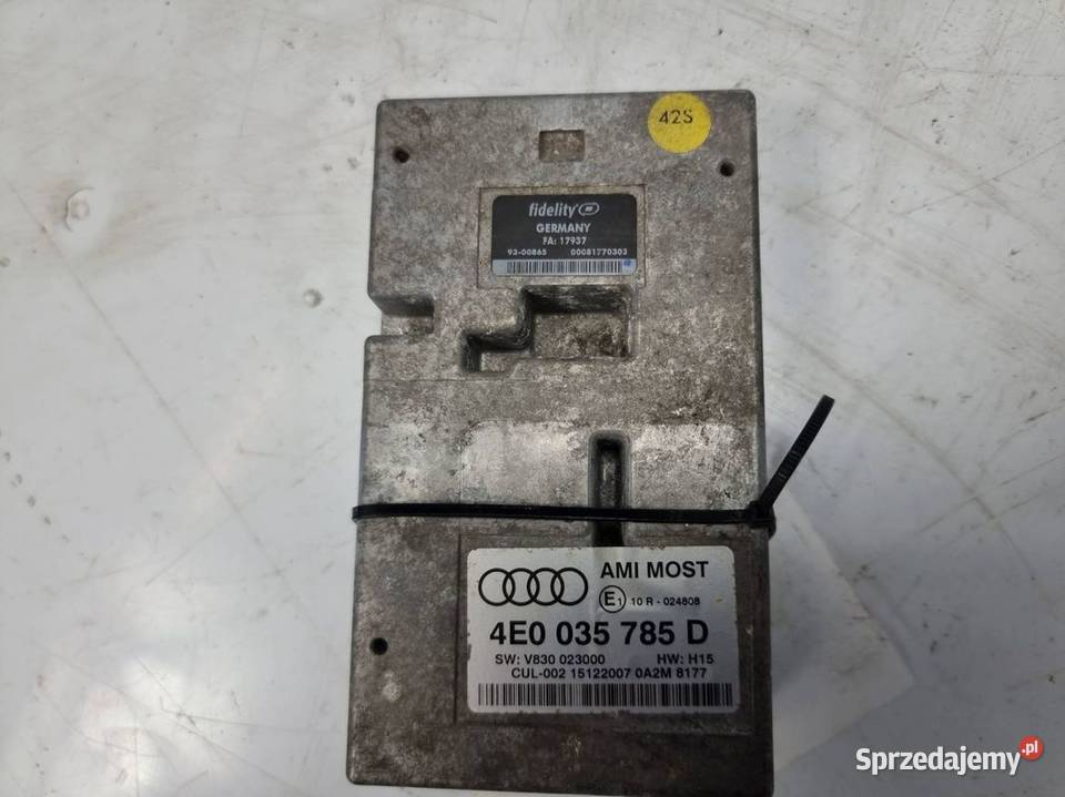 MODUŁ AUDI S8 D3 4E0035785D kujawsko-pomorskie Lipno