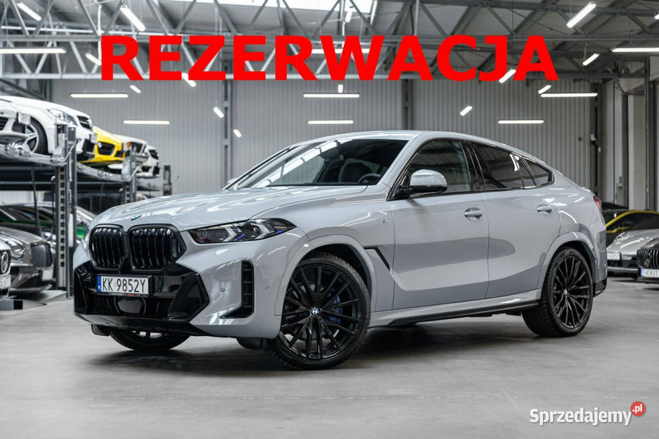 BMW X6 40i 381 MSport Pro Nowa 542700 Pneumatyka elektrycznie ustawiane fotele Węgrzce