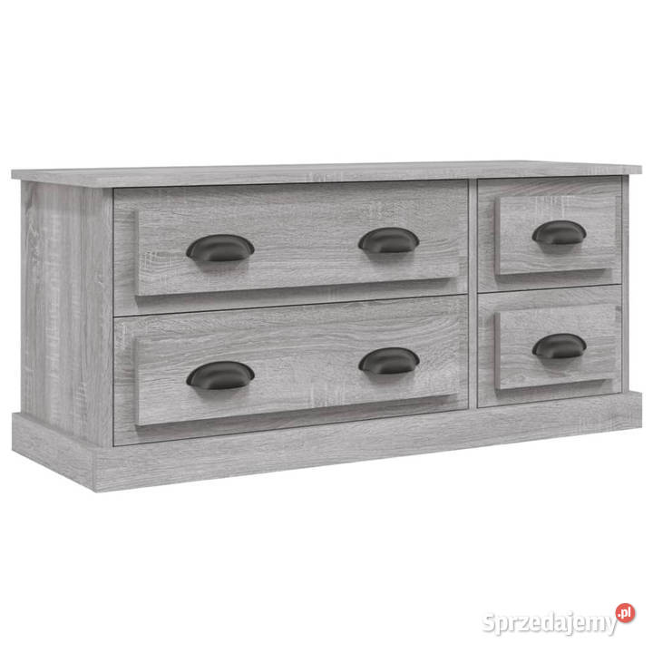 Szafka pod TV szary dąb sonoma 100x355x45