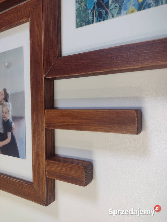 Drewniana Multirama Ramka na 6 zdjęć 15X21 Katowice