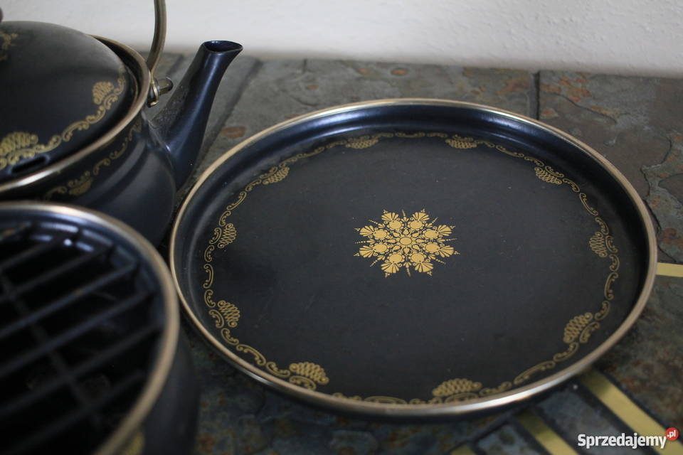 Piękny i klasyczny zestaw komplet z dzbankiem Akcesoria kuchenne Pszczyna