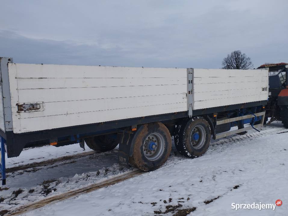 Przyczepa tandem ciężarowa podwozie do słomy Złochowice