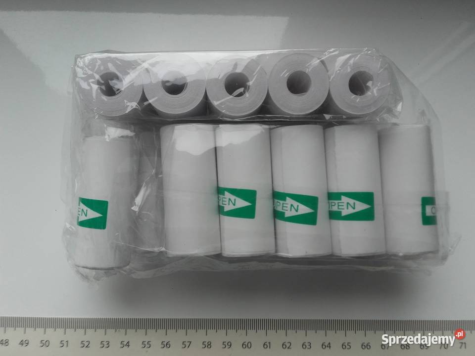 Rolki przylepne do mini drukarki termicznej 57mm kujawsko-pomorskie Bydgoszcz