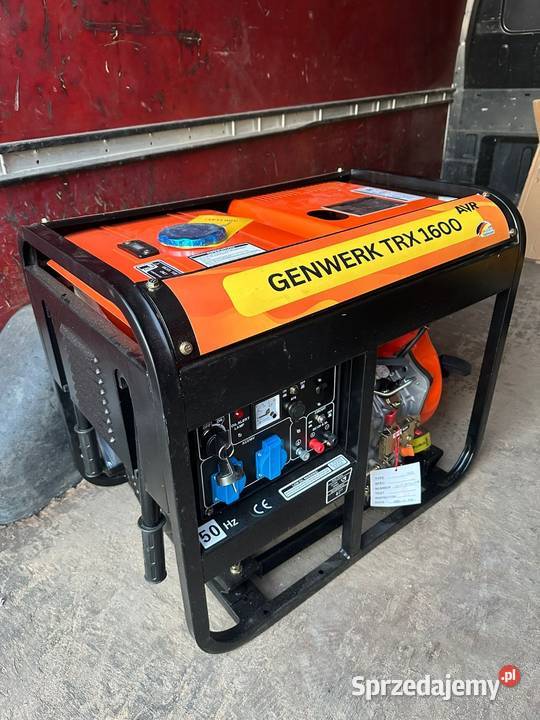 Agregat prądotwórczy GENWERK TRX 1600 Agregaty prądotwórcze Bydgoszcz