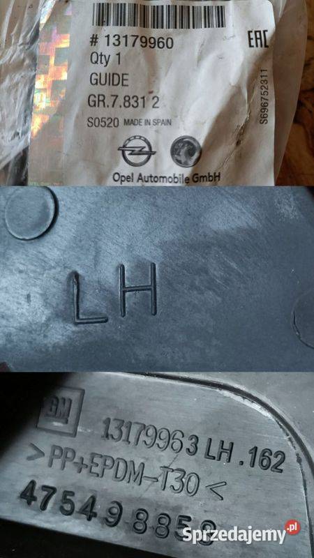 OPEL CORSA D 07 ŚLIZG MOCOWANIE ZDERZAKA LEWY Pleszew