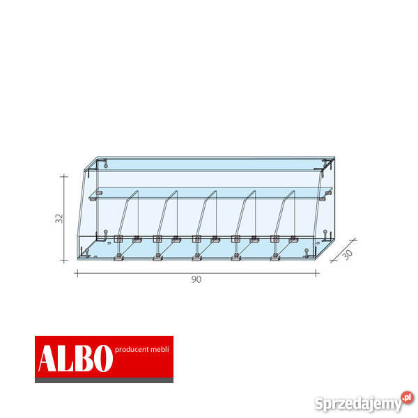 Gablotka cukiernicza cukiernik nadstawka Sklep Olsztyn