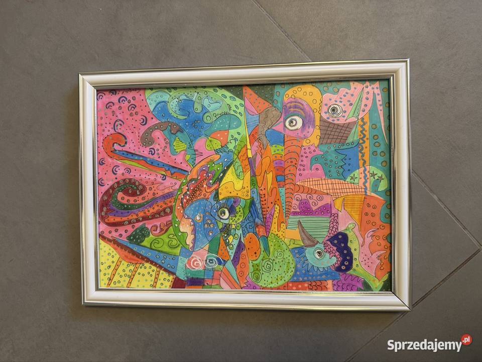 Obraz Struktura A4 oprawiony Warszawa