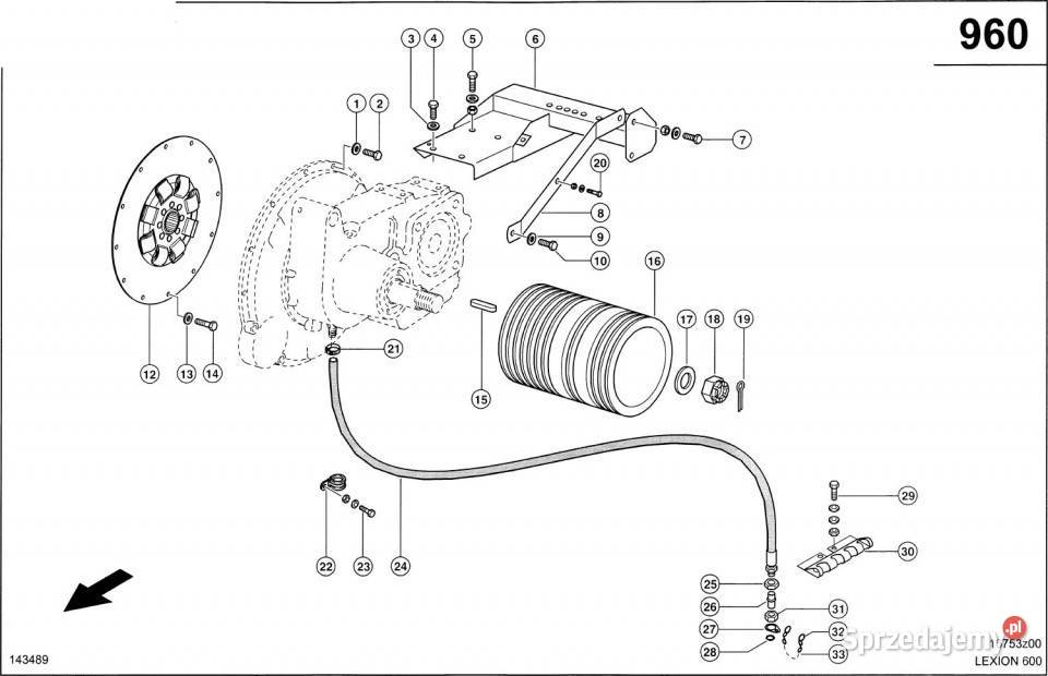 Claas Lexion 600 KONSOLA 0006690609 Jastrzębniki