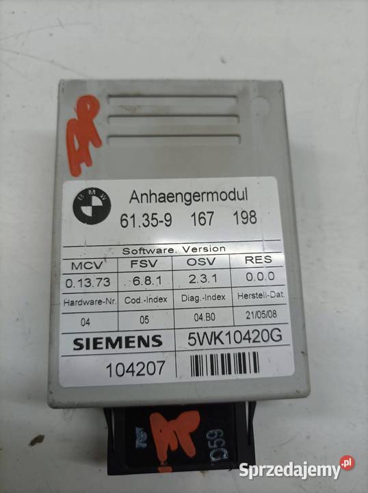 MODUŁ HAKA 9167198 Bmw X5 II 20062013 E70 sprzedam