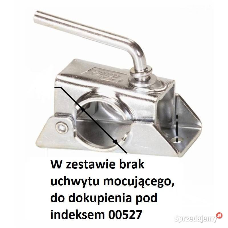 Stopa podporowa z kołem 200mm o średnicy nogi 48 sprzedam