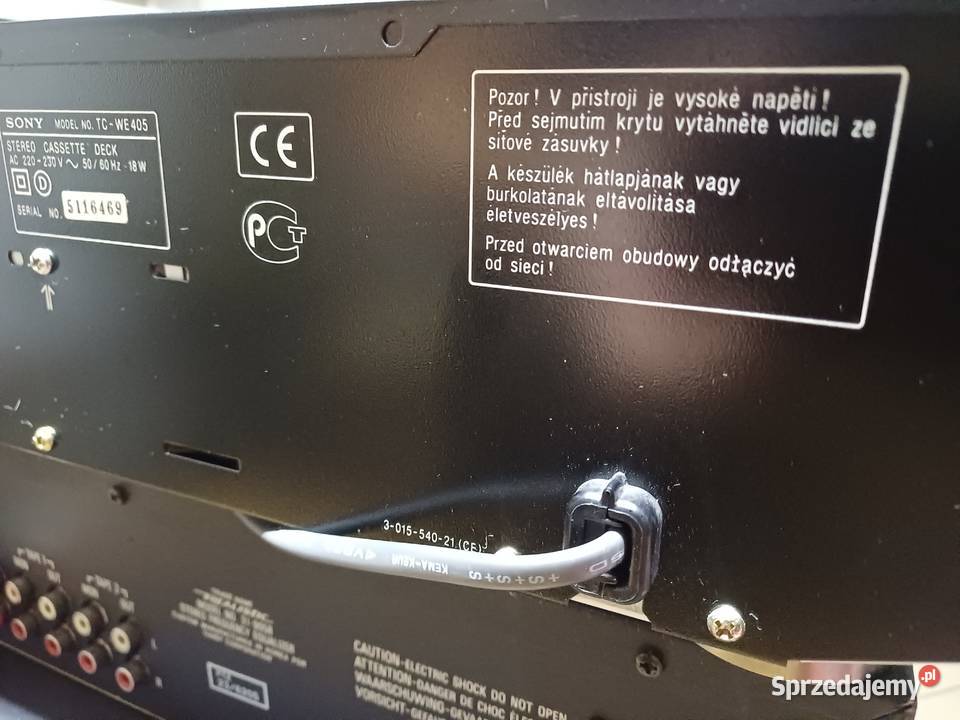 Sony TCWE 405 mgnetofon Korczyna