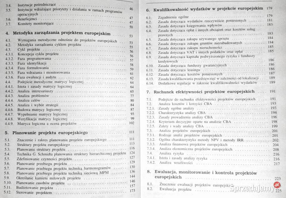 Zarządzanie projektem europejskim Bartosz Grucza Rok wydania 2007