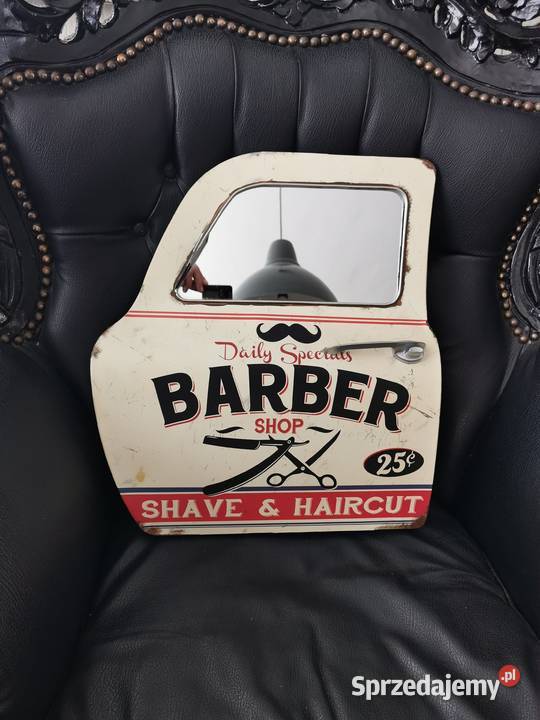 Barber Salon Unikalna Dekoracja Retro Vintage Łask