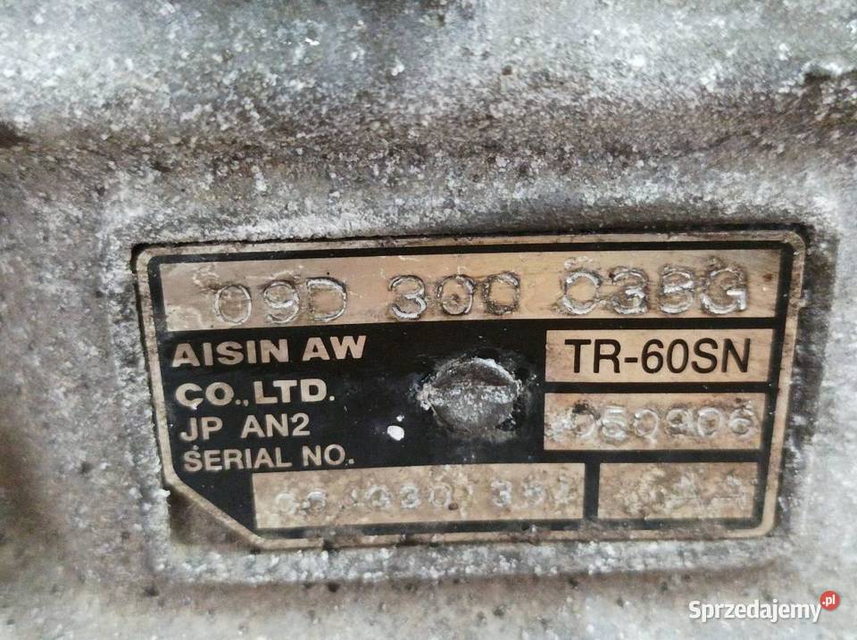 SKRZYNIA BIEGÓW AUTOMATYCZNA JAA KOMPLET 45 V8 sprzedam