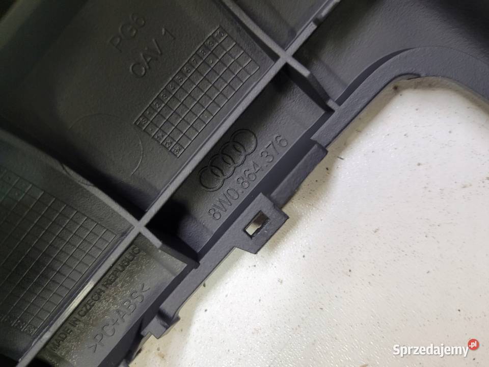 OSŁONA TUNELU ŚRODKOWEGO AUDI A4 A5 8W 8W0864376 Przystajń