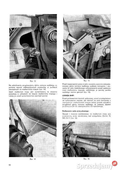 Instrukcja obsługi fortschritt e 301 pokosowka Stalowa Wola