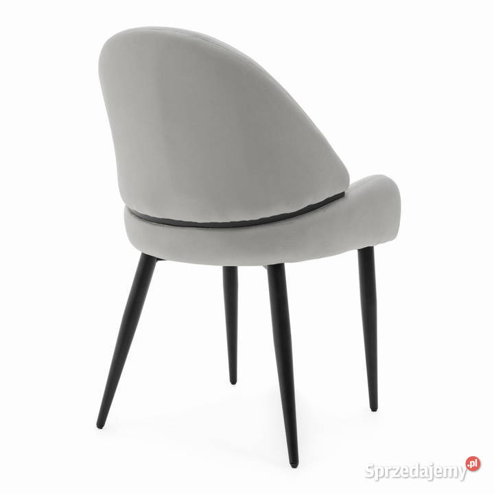 Krzesło Tapicerowane Bergamo Jasnoszare Wysyłka Krzesła Tarchały Małe