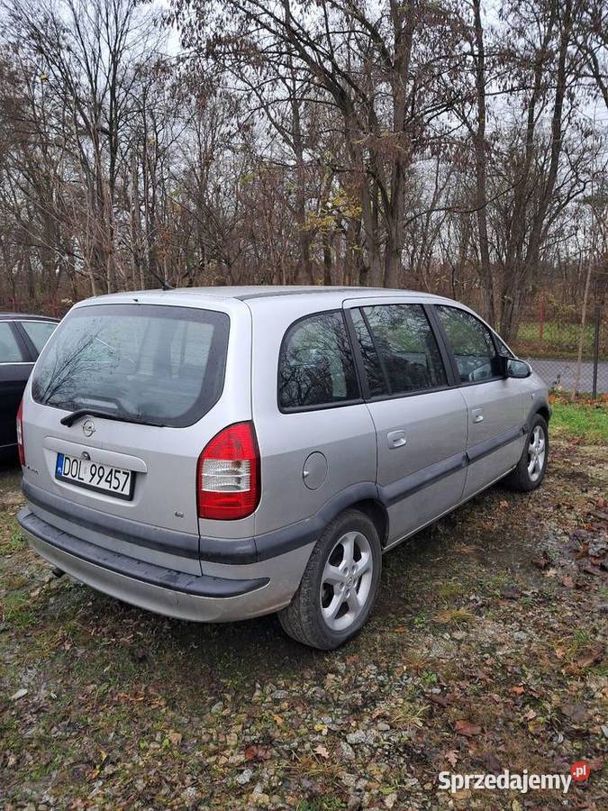 Opel zafira 18 20047 miejsc 1800cm3 Samochody osobowe Wrocław