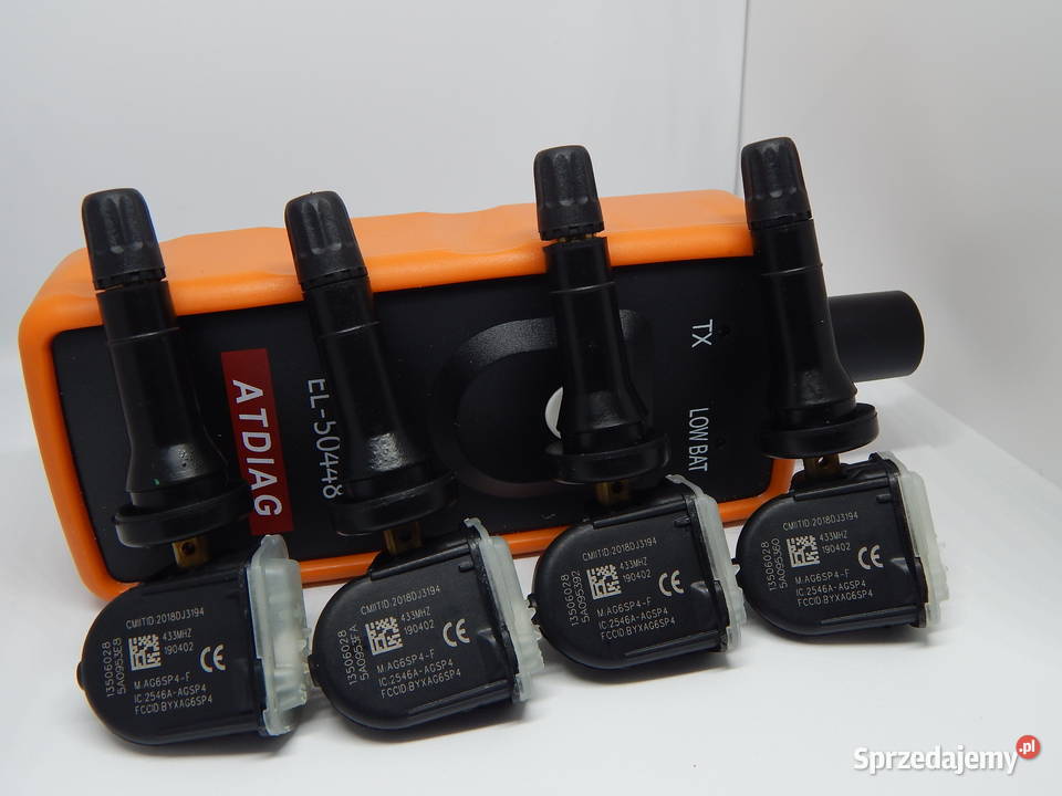 Czujniki ciśnienia opon kpl 4 GM OPEL Koła i felgi Łódź