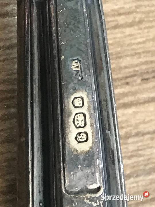 Komplet zabytkowych sztućców deserowych SREBRO Warszawa