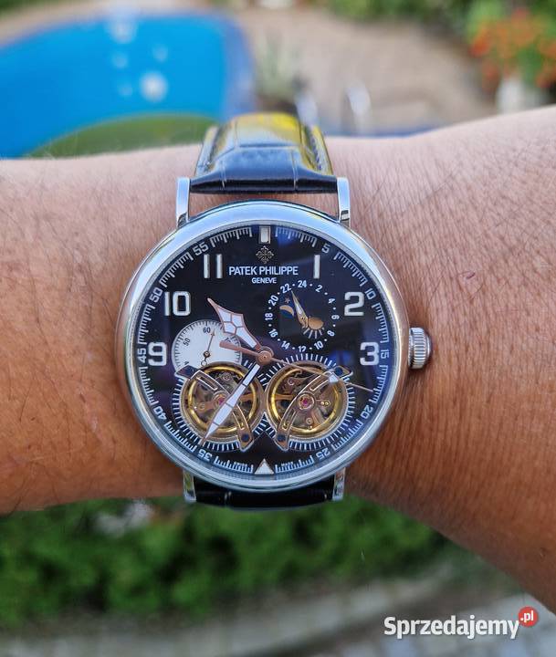 Zegarek Patek Philippe automat 2x Open Heart