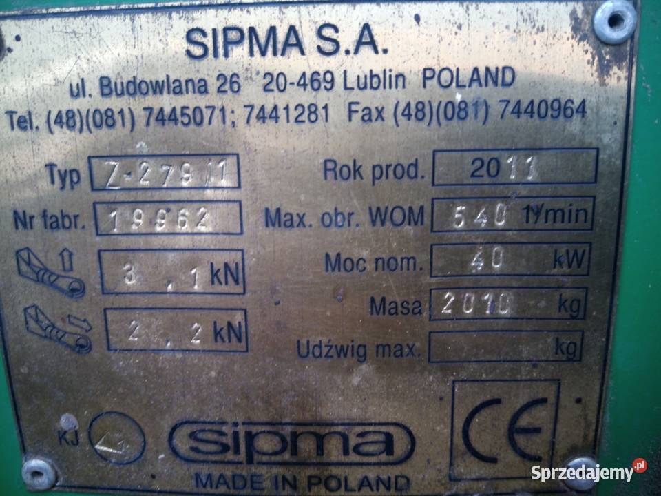 Sipma claasic nieuszkodzony Raciążek sprzedam