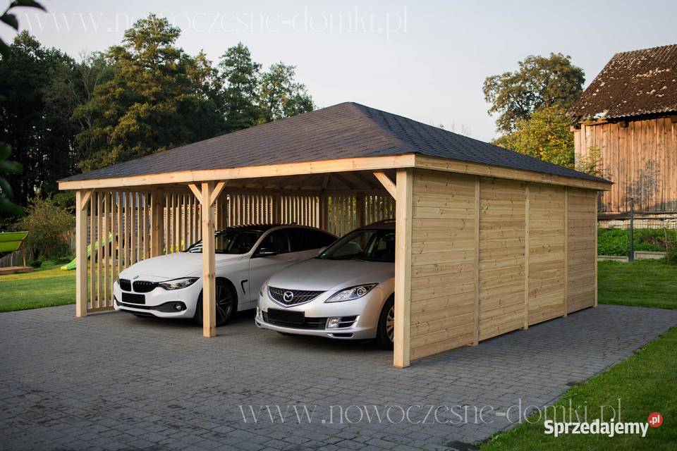 Wiata Samochodowa Drewniana San Ariano XL 6x6m Rzeszów