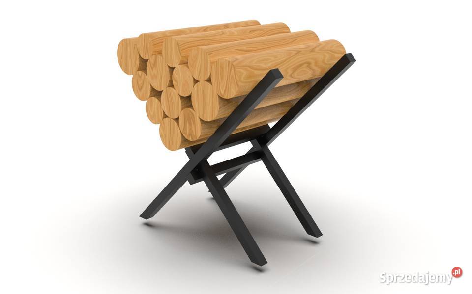 Stojak drewno kominkowe koszt stelaż opałowe Jeżowe