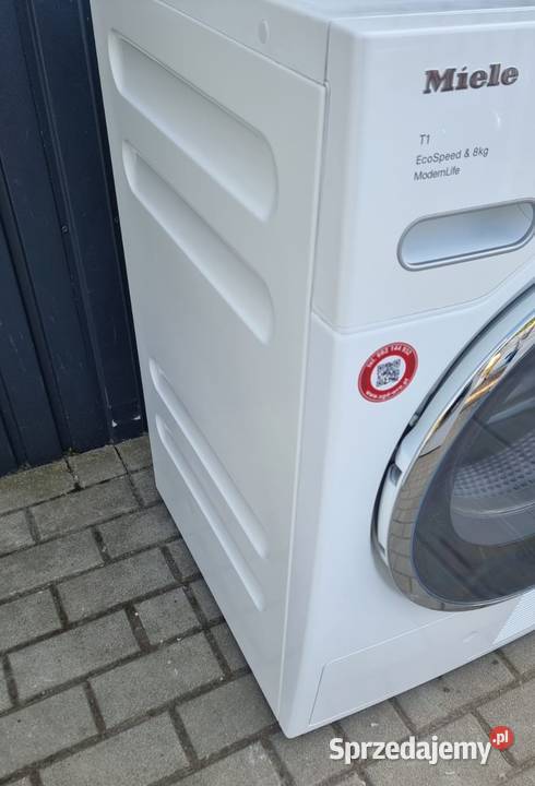 Suszarka z pompą ciepła Miele T1 TWF660WP Modern wolnostojące Dom i Ogród Gdańsk
