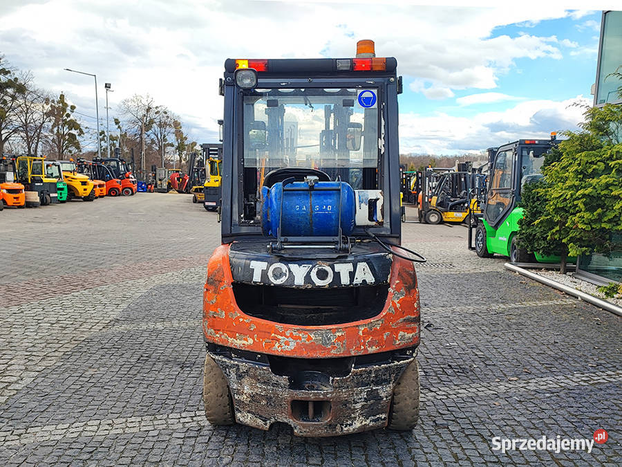 Wózek widłowy Toyota 028FGF25 25 t LPG kabina Kęty