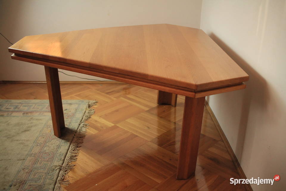Nietypowy stół dębowy Dom i Ogród Pszczyna sprzedam