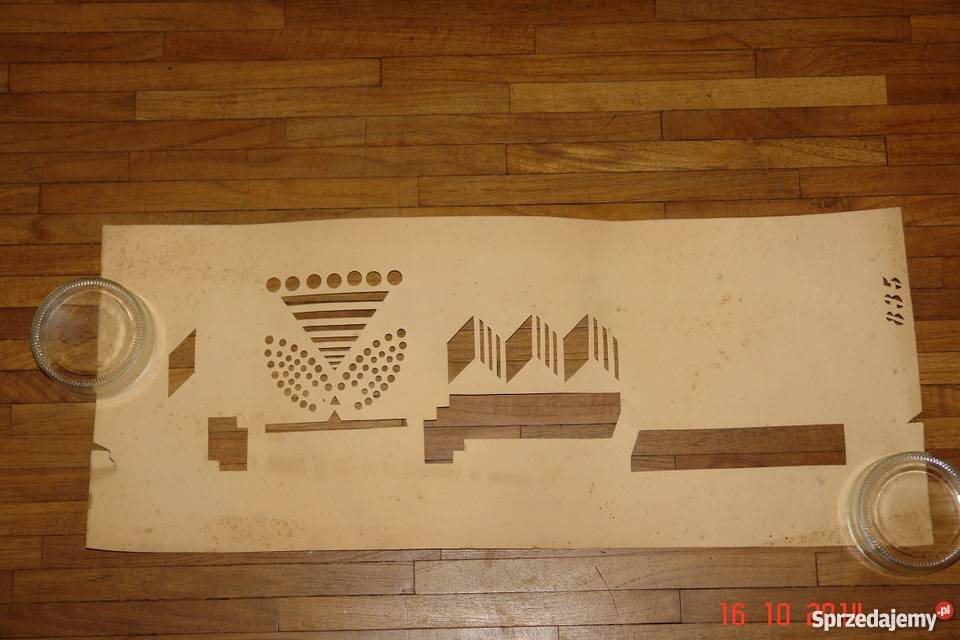 Szablon malarski bordure Secesja Jugendstil