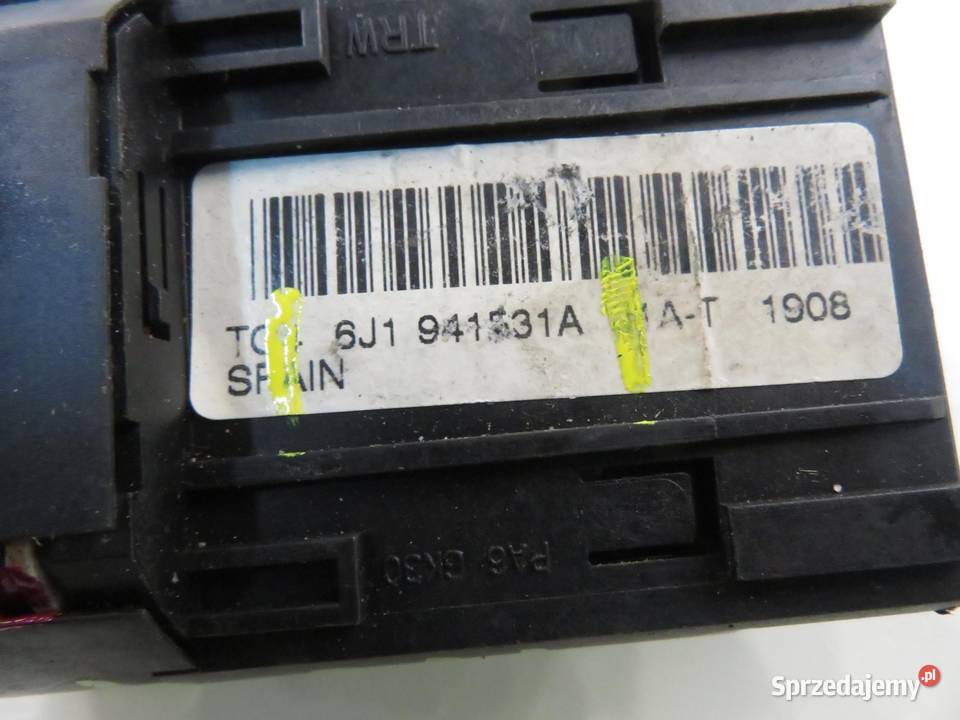 WŁĄCZNIK ŚWIATEŁ SEAT IBIZA IV 6J1941531A osobowe