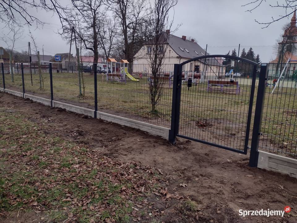 Ogrodzenie Panelowe brama przesuwna Słubice