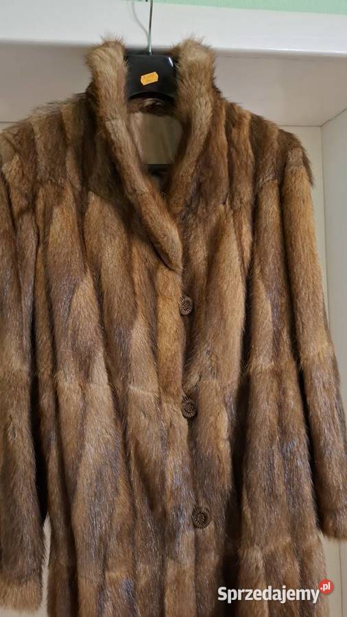 Futro z norek XXL 44 kurtka Moda i Styl Gierałtowice