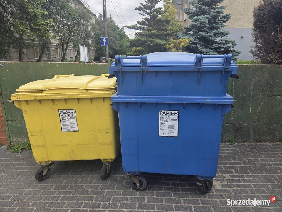 Pojemnik na śmieci 1100 lUżywany wielkopolskie Poznań