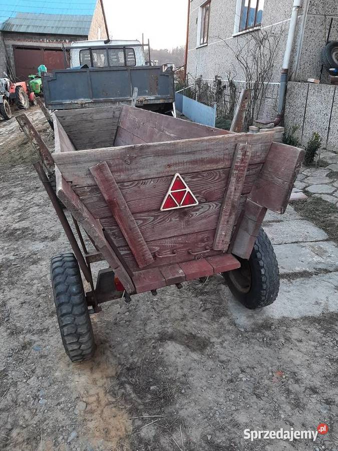 Wóz metalowy z paką do ciągnika c330 sam itp podkarpackie Dębica