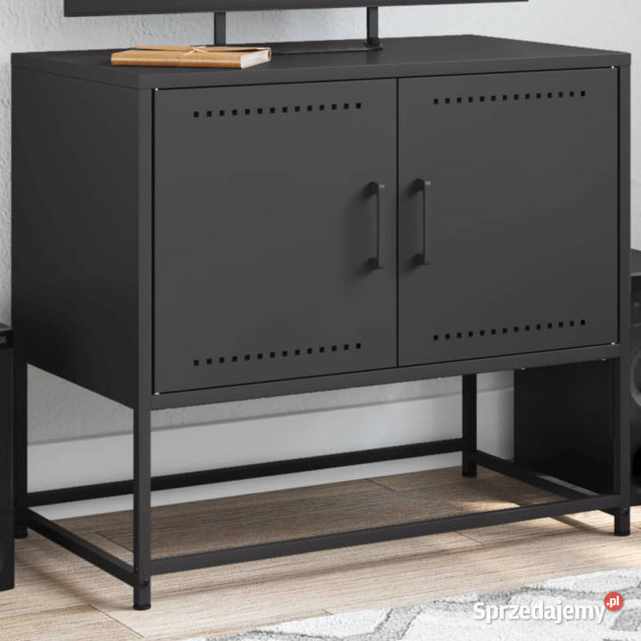 Szafka pod telewizor czarna 685x39x605 stalowa Warszawa sprzedam