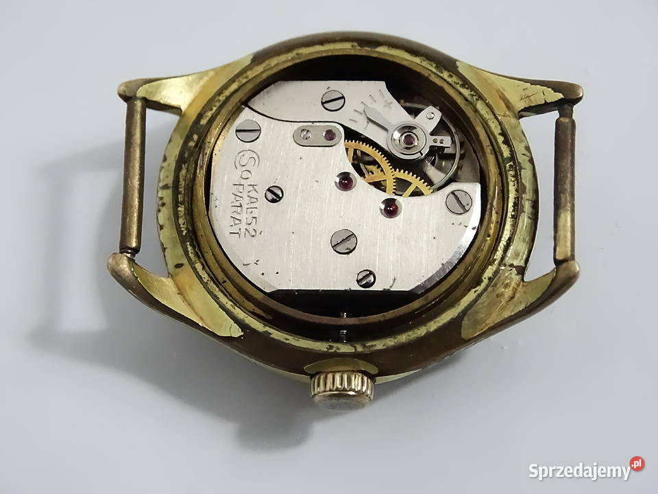 Vintage Osco Parat 17 Jewels Pozłacany 20