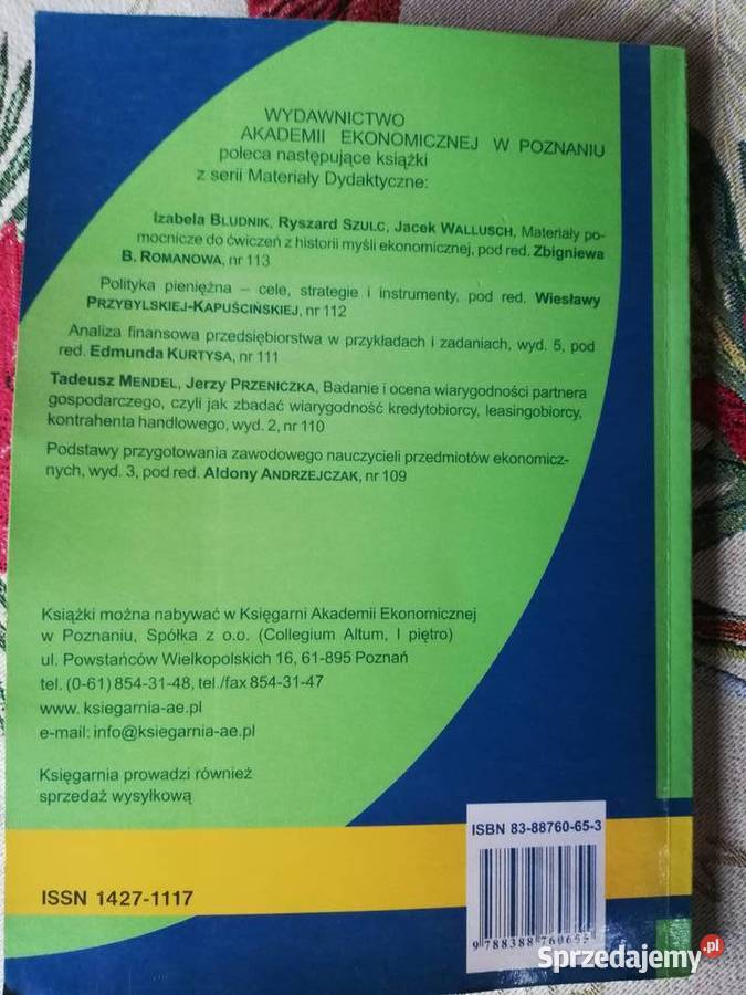Matematyka kandydatów na studia ekonomiczne małopolskie Kraków