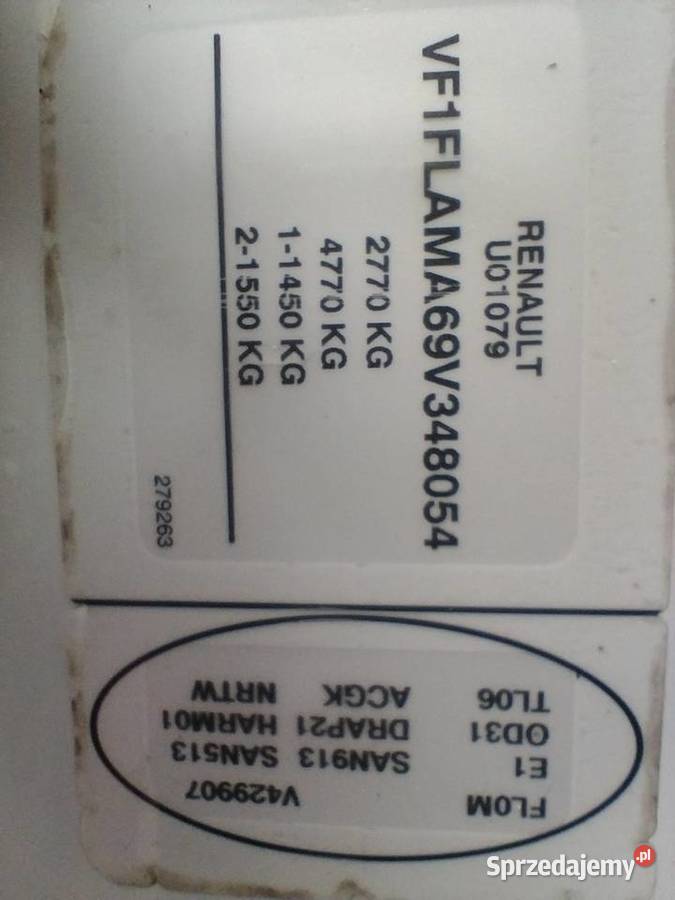 Renault Tracic 20 dci2009 Hak