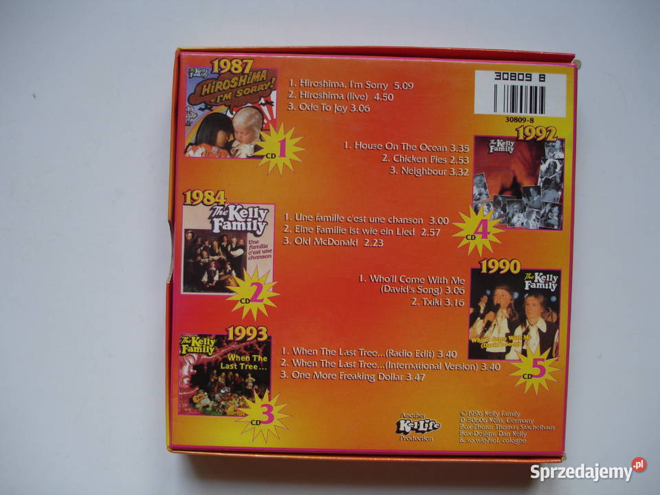 THE KELLY FAMILYThe First Singles 5CDBOX 3 i więcej Zielona Góra sprzedam