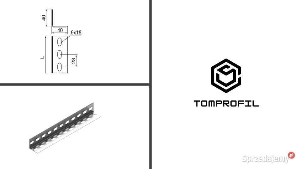 Kątownik perforowany 40x40x2mm OCYNK 1100 MB mazowieckie Kozienice