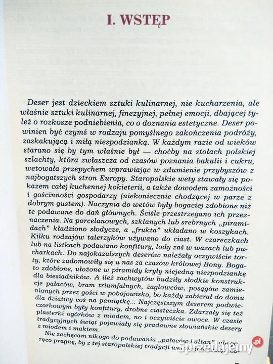 Desery zimne zdrowe przepisy kulinarne Warszawa