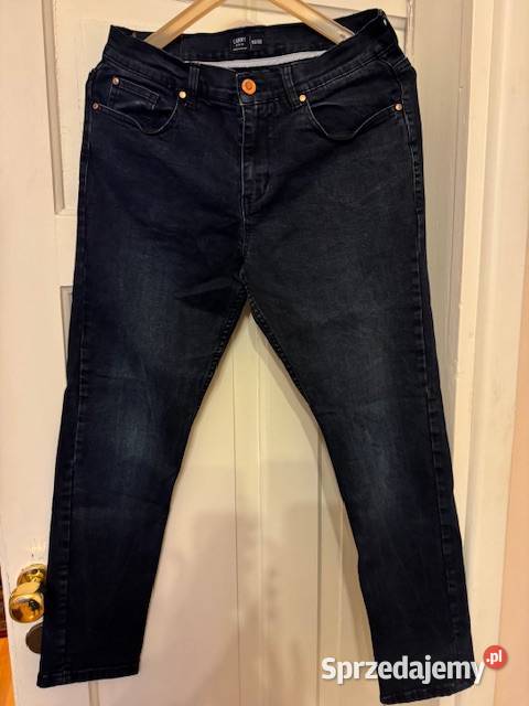 Jeansy męskie 3232 Carry czarne z przetarciami Częstochowa sprzedam