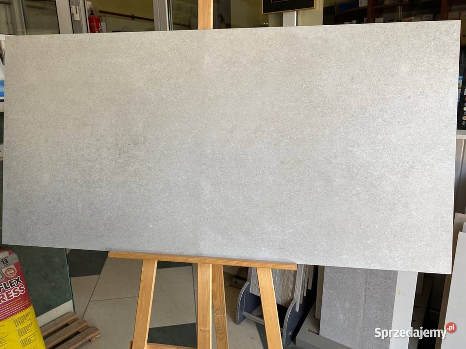 Gres 60x120 Light Grey cement Beton Home Design małopolskie Zakopane