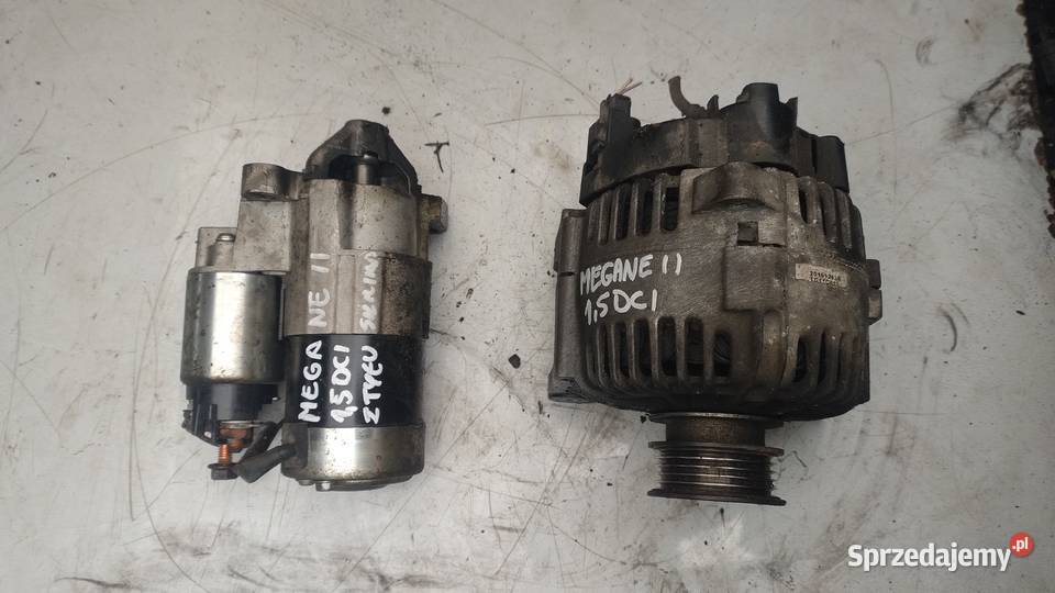 RENAULT MEGANE II ALTERNATOR ROZRUSZNIK Z TYŁU Kielce