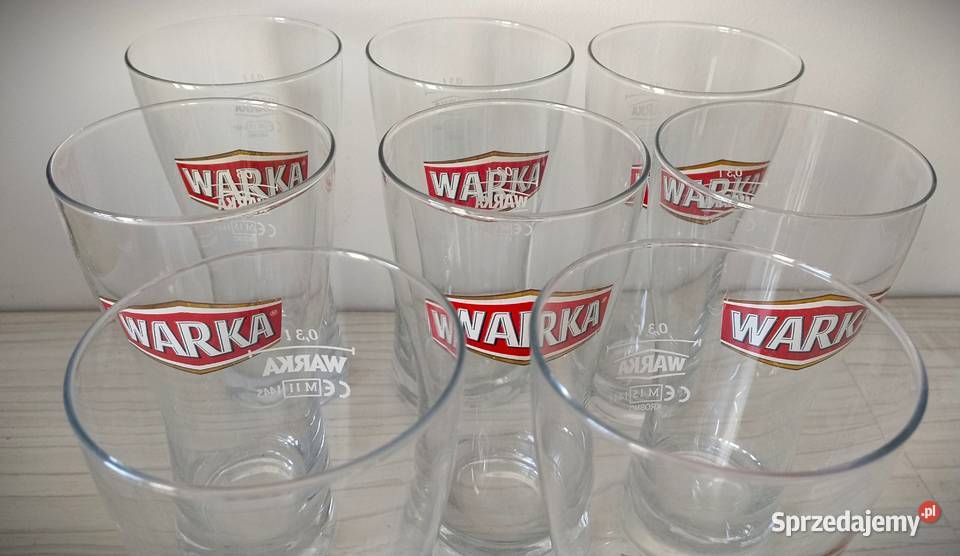 Warka szklanki 8 NOWE 03l