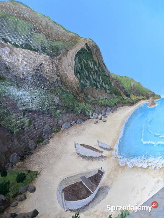 Obraz olejny pejzaż 100x70 Wrocław